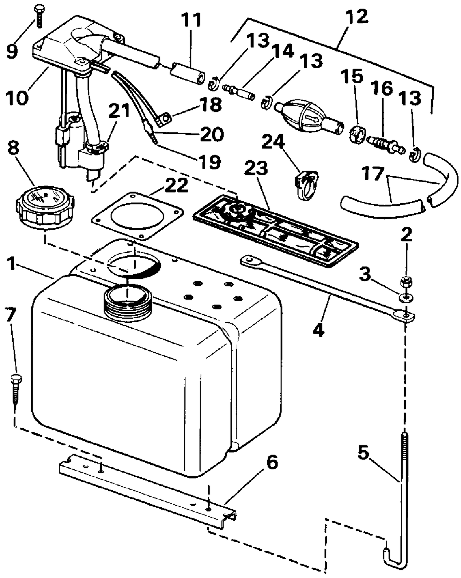 VRO OIL TANK KIT-1.8 GALLON