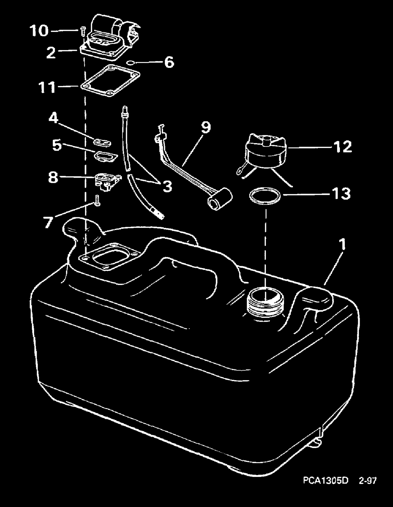 FUEL TANK -- 6 GALLON