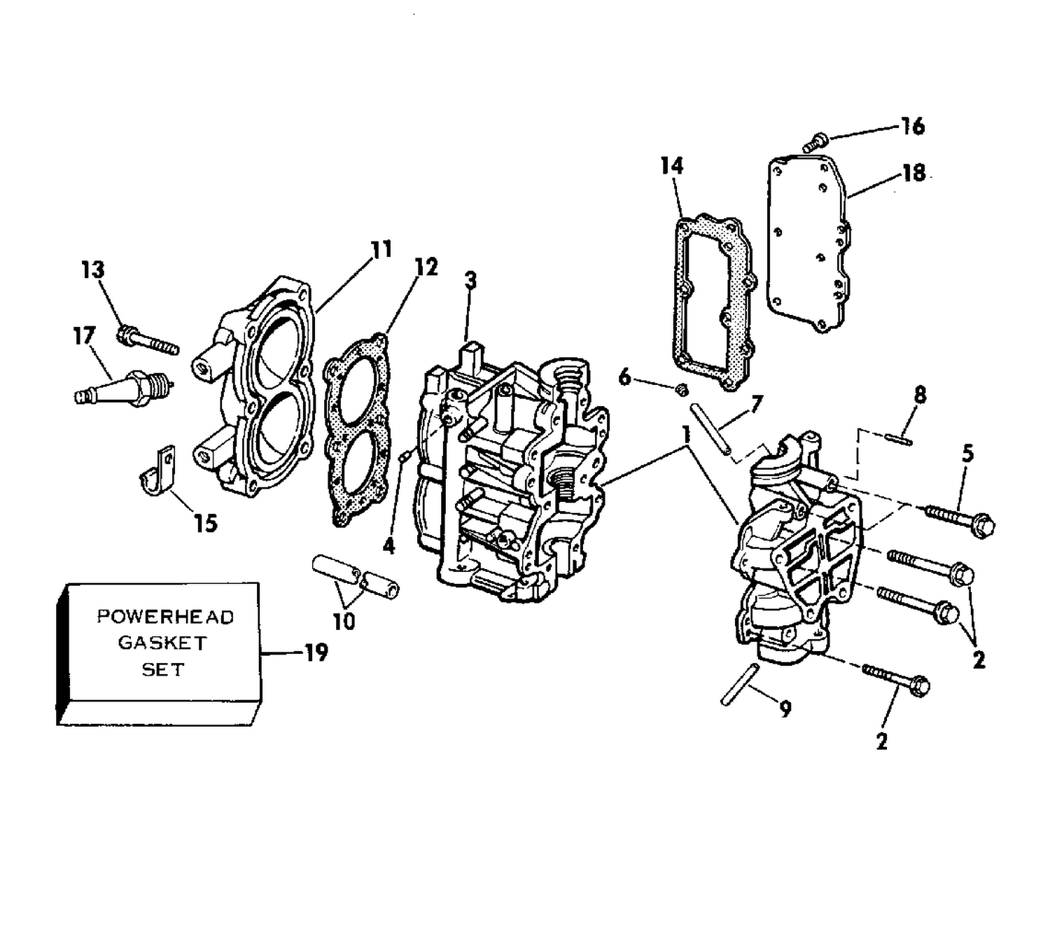 CYLINDER AND CRANKCASE