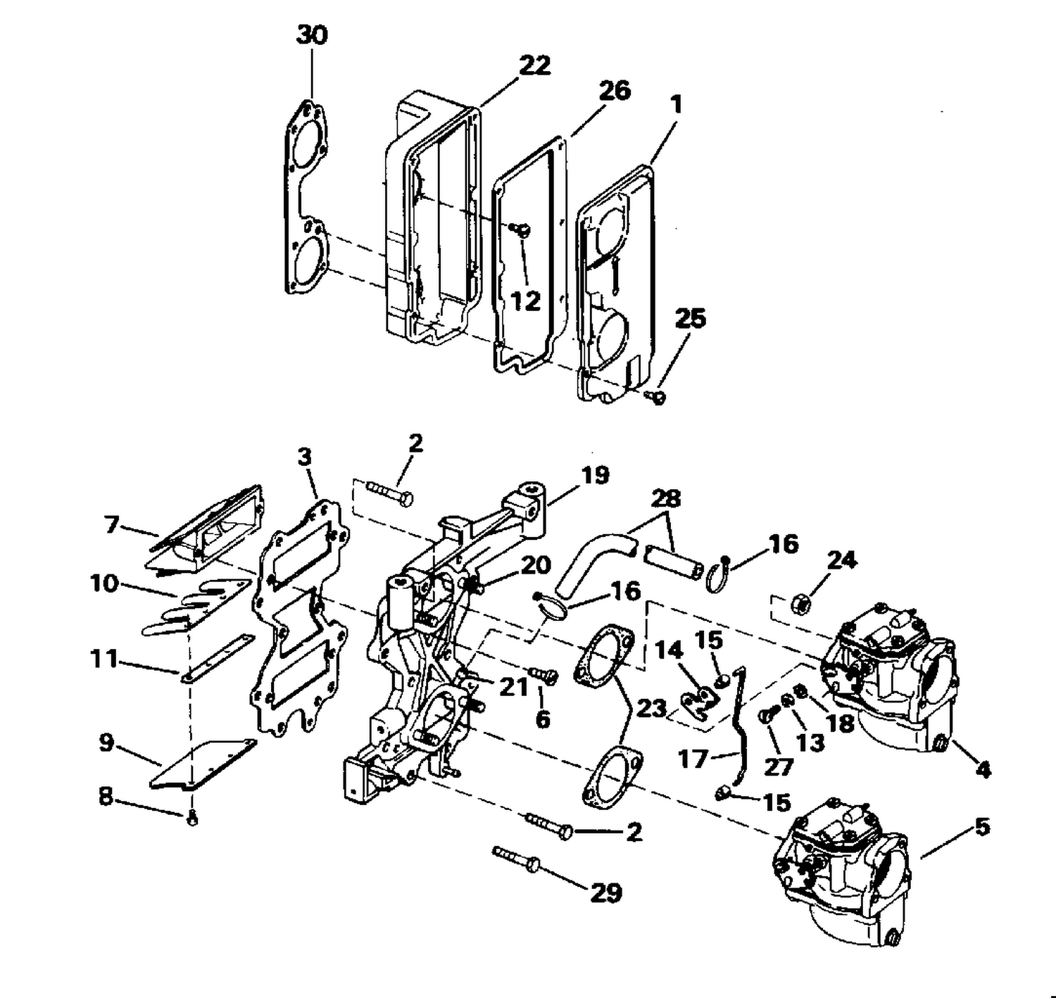 INTAKE MANIFOLD & AIR SILENCER