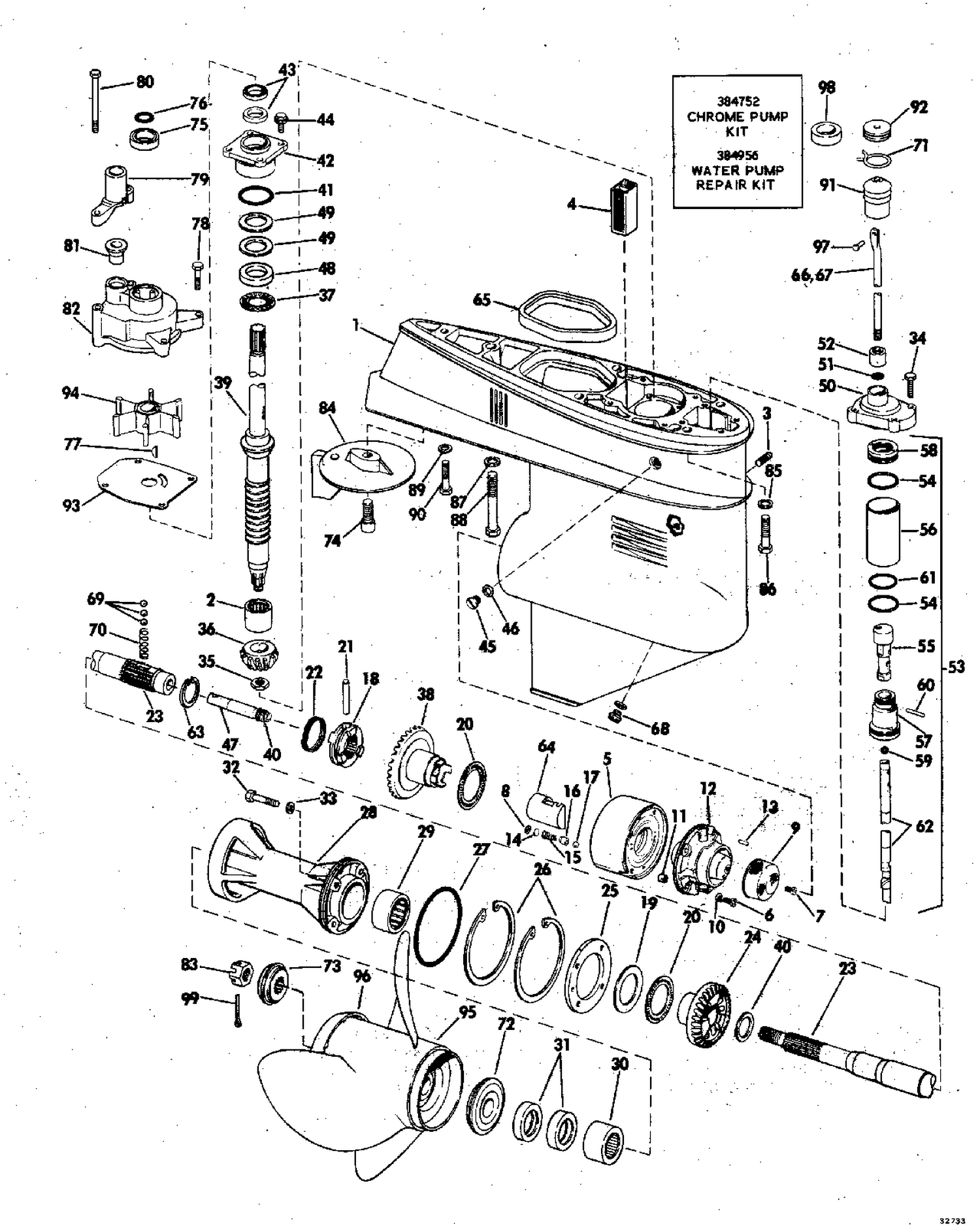 GEARCASE ELECTRIC START