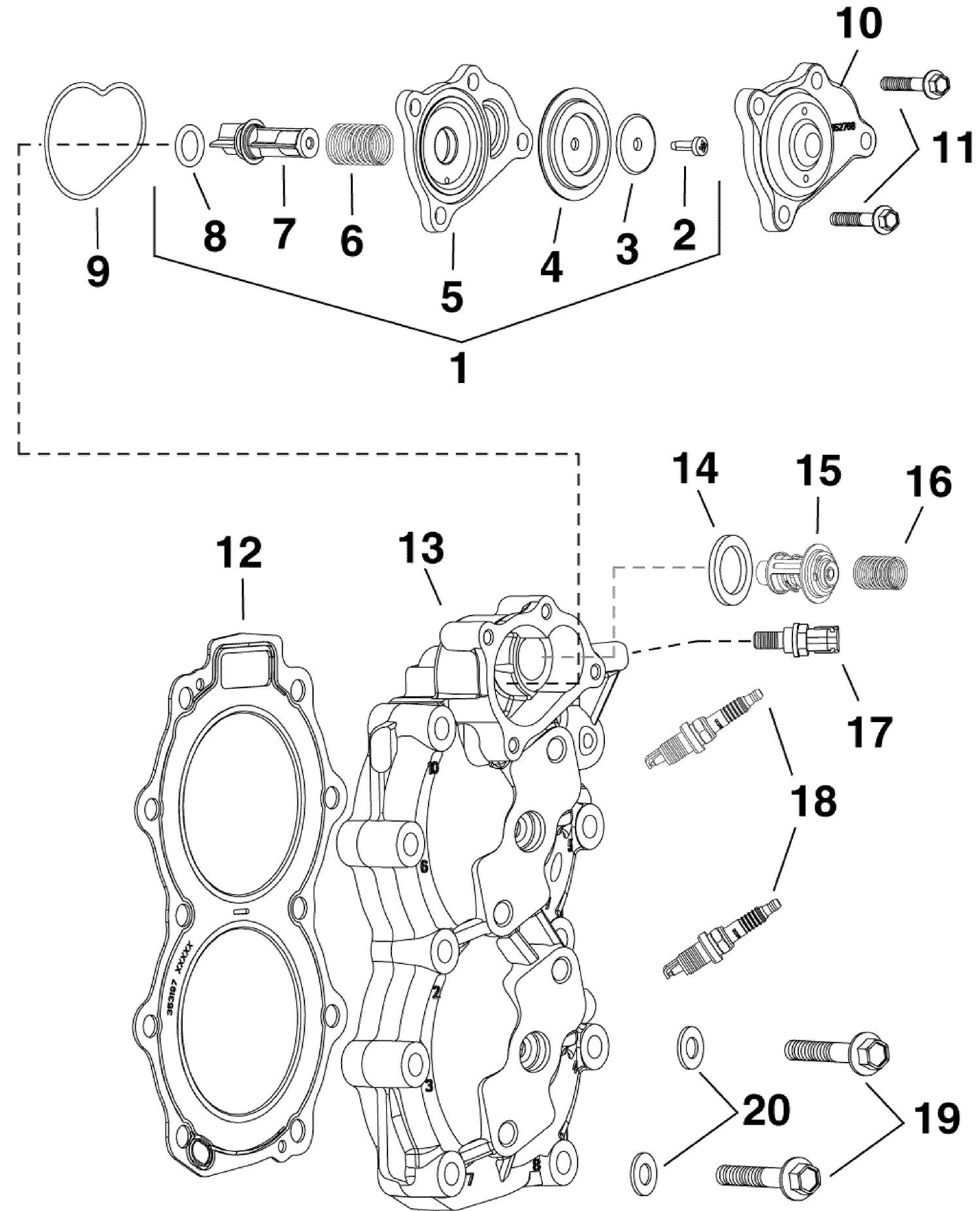 05-4_CYLINDER HEAD & THERMOSTAT