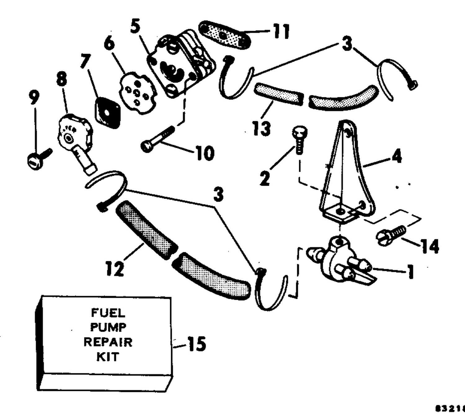 FUEL PUMP BRH MODELS ONLY
