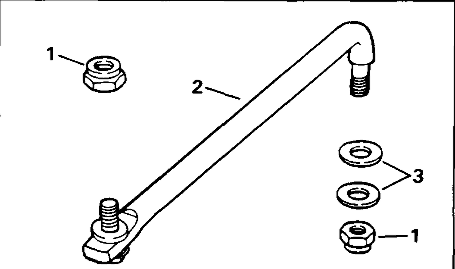 STEERING LINK KIT (W/POWER TRIM & TILT)