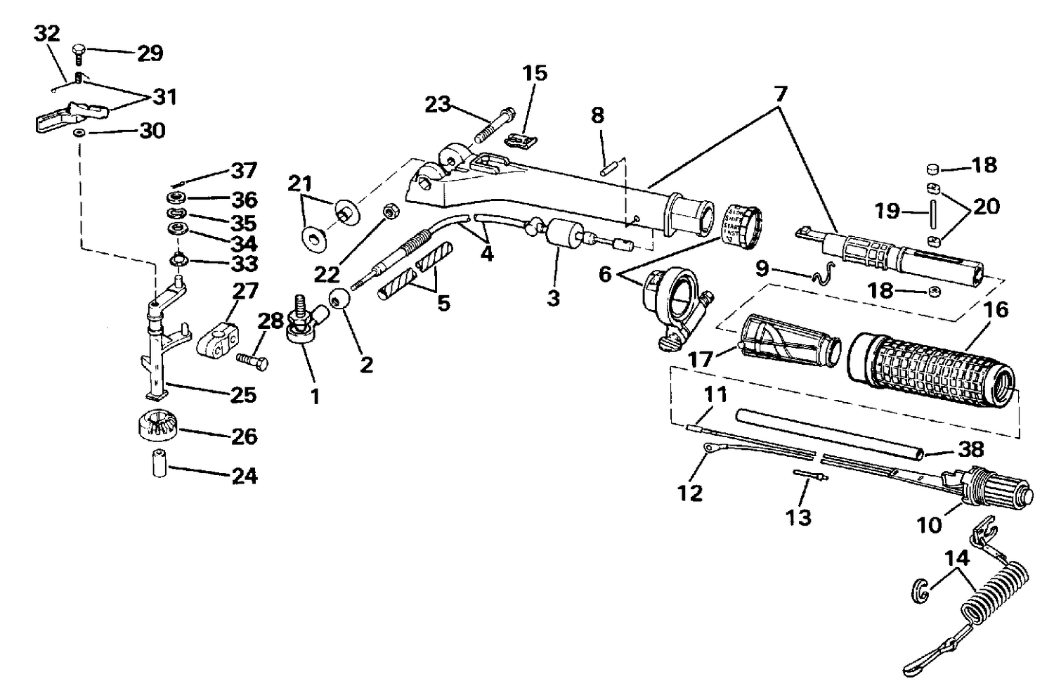 STEERING HANDLE & THROTTLE CONTROL