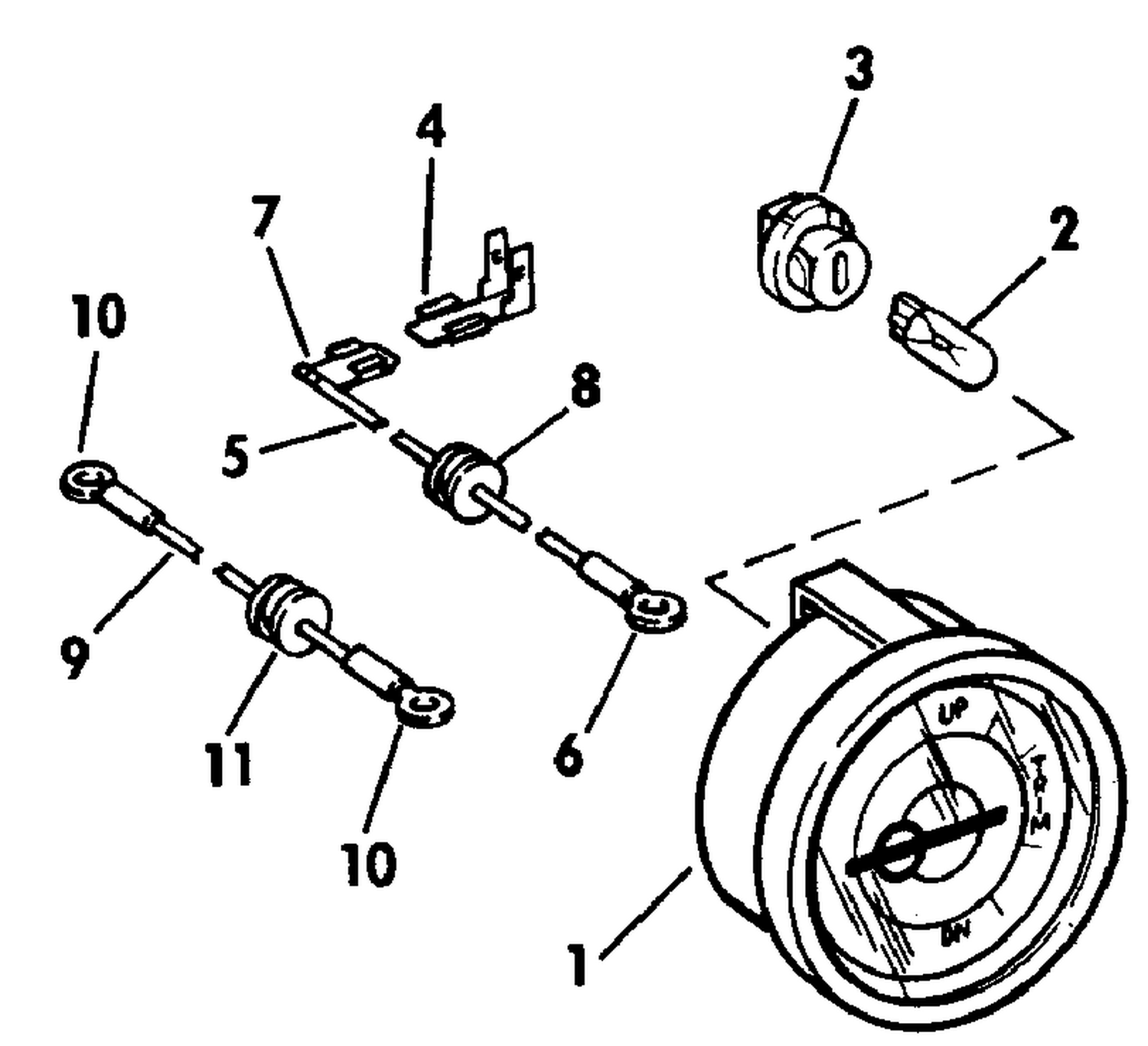 TRIM POSITION INDICATOR GAUGE KIT -TRADITIONAL SERIES