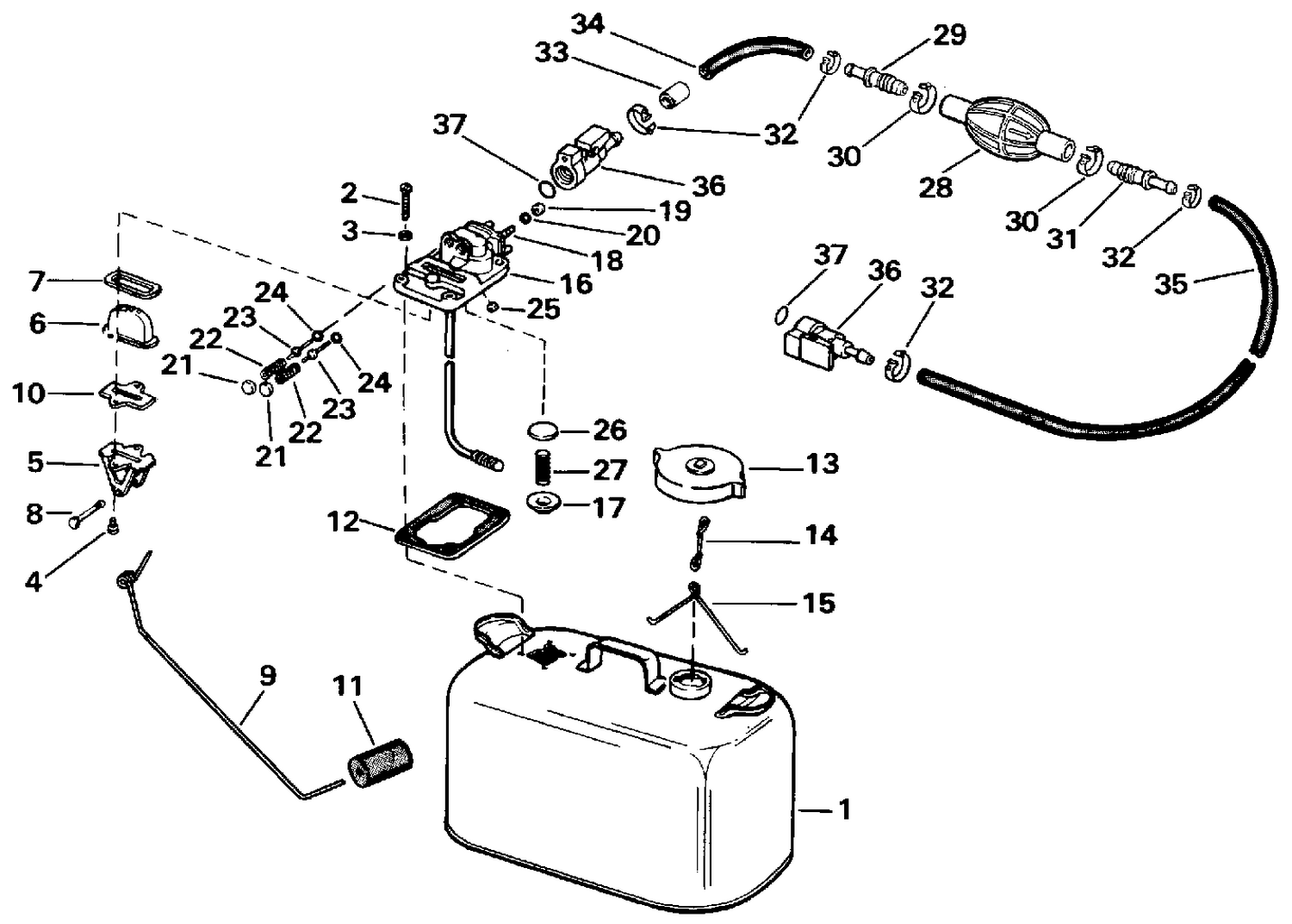 FUEL TANK WITH GAUGE