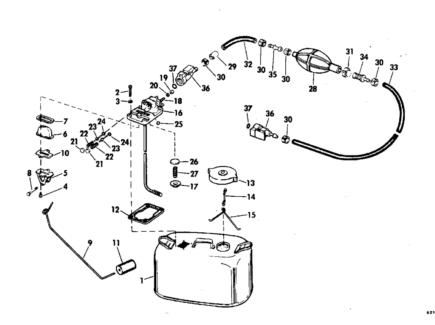 FUEL TANK-6 GALLON