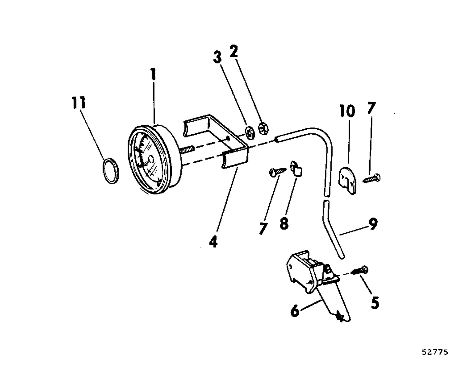SPEEDOMETER KIT-RING BEZEL