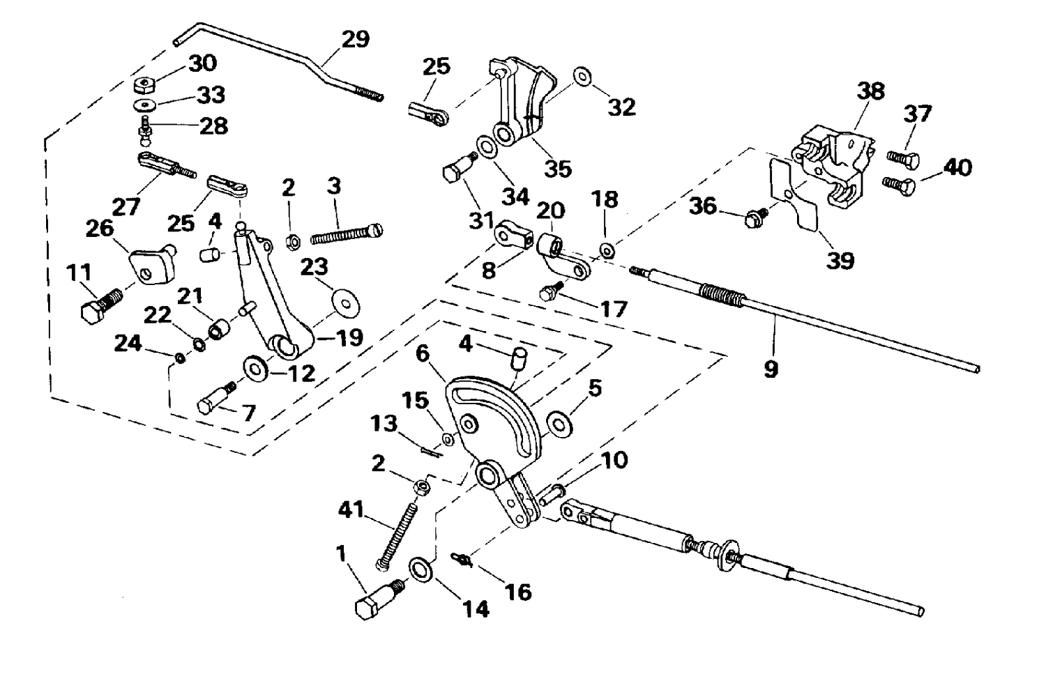 SHIFT & THROTTLE LINKAGE