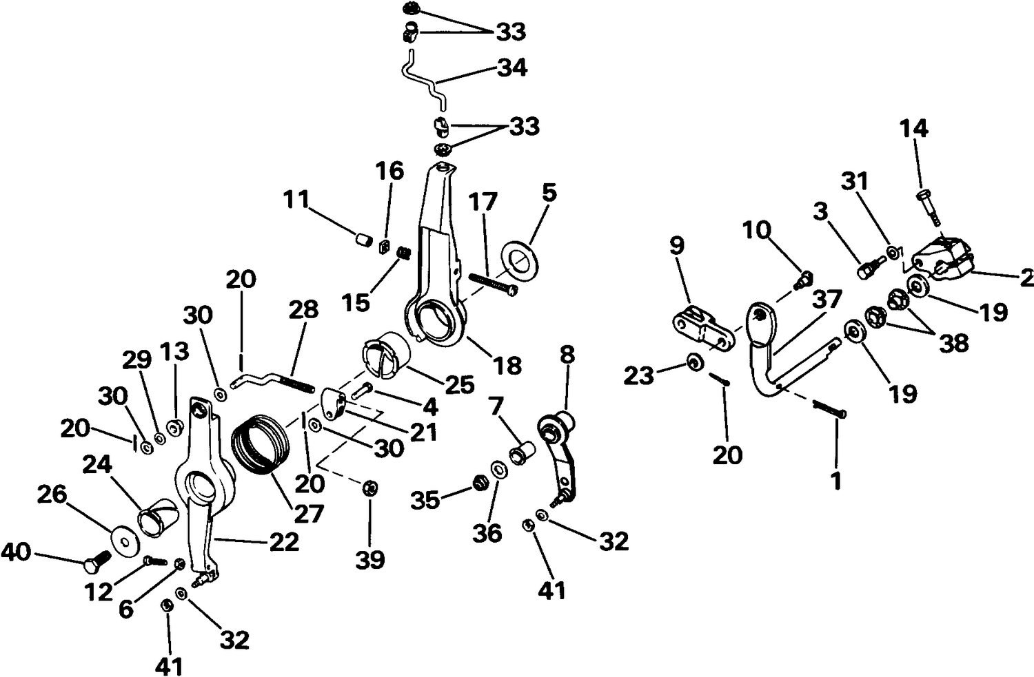 THROTTLE & SHIFT LINKAGE