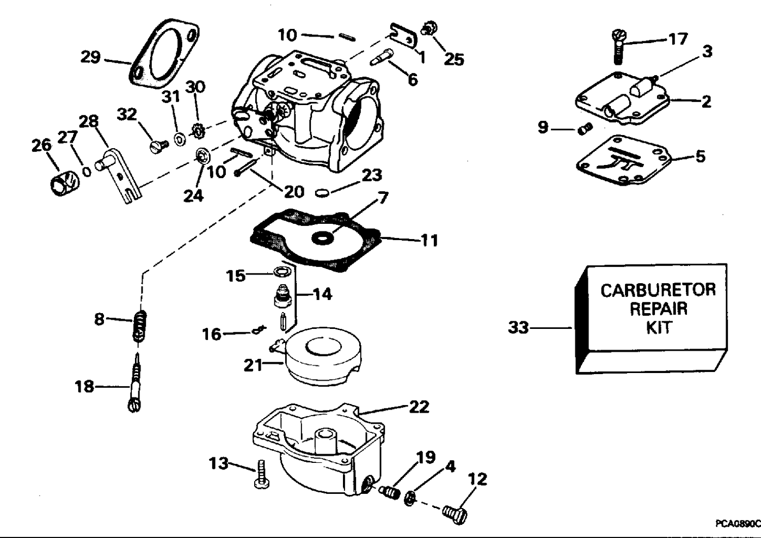 CARBURETOR - ALL 50 MODELS