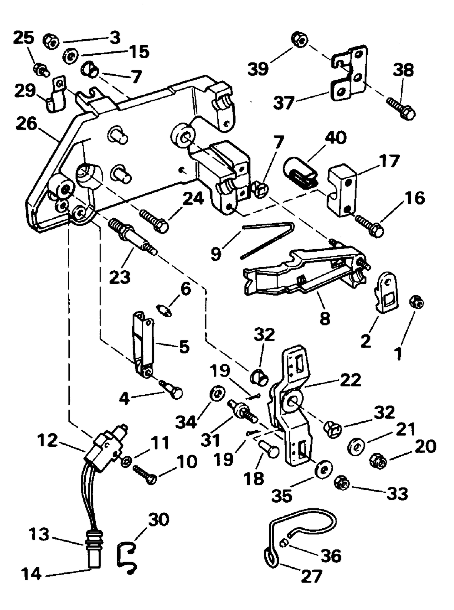 SHIFT LEVER & INTERRUPTER