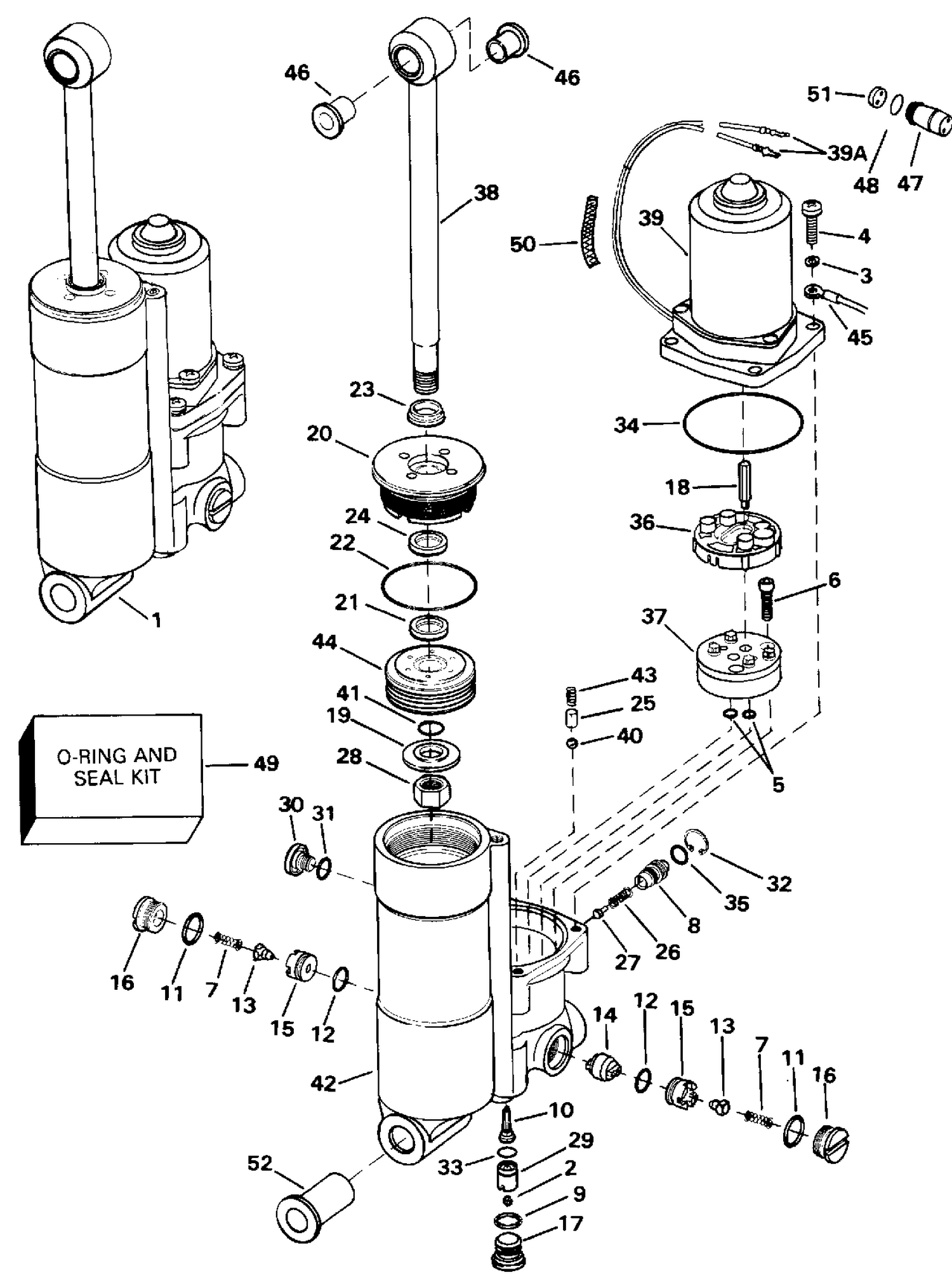 POWER TRIM/TILT "B" MODEL NUMBER SUFFIX ONLY