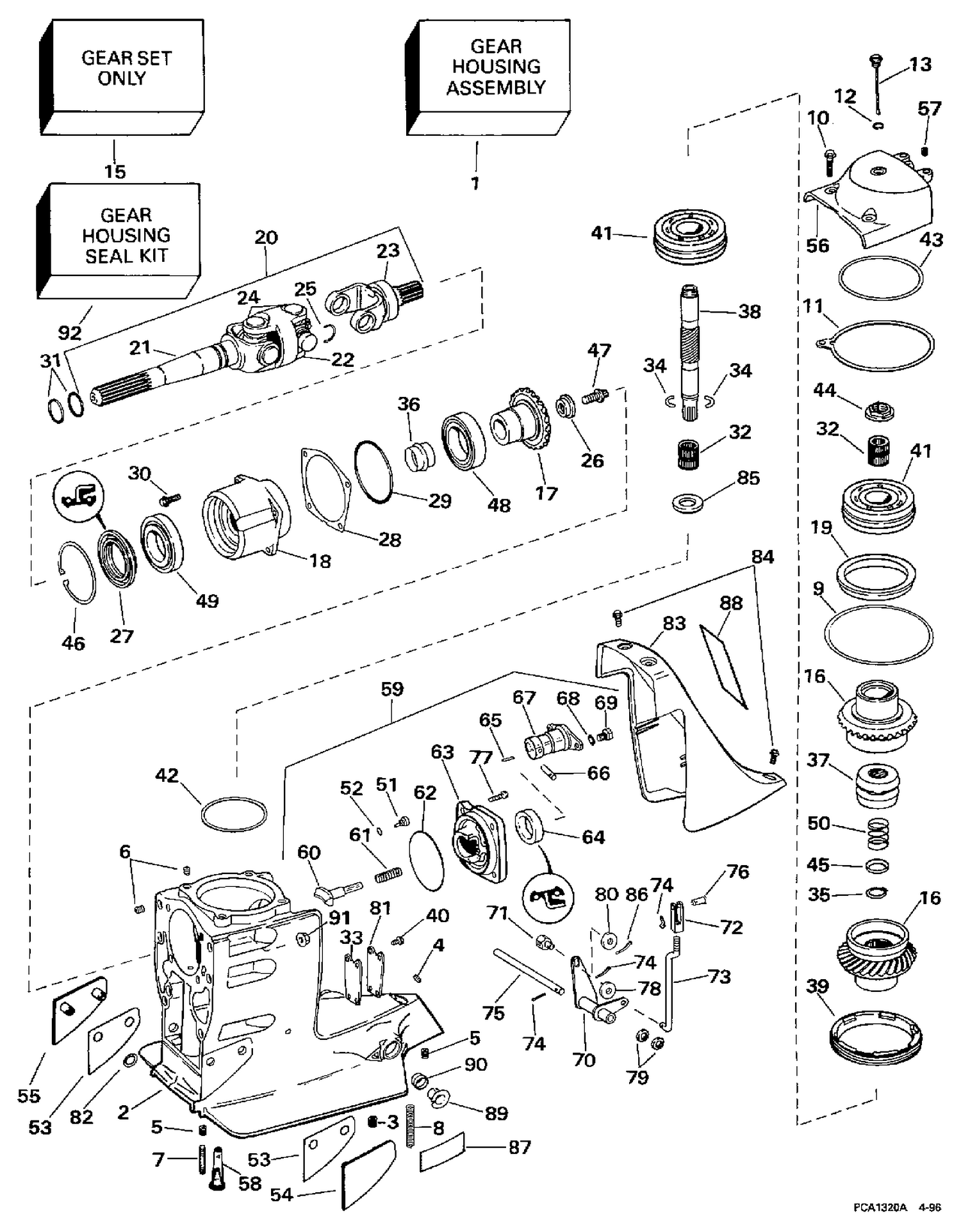 UPPER GEAR HOUSING