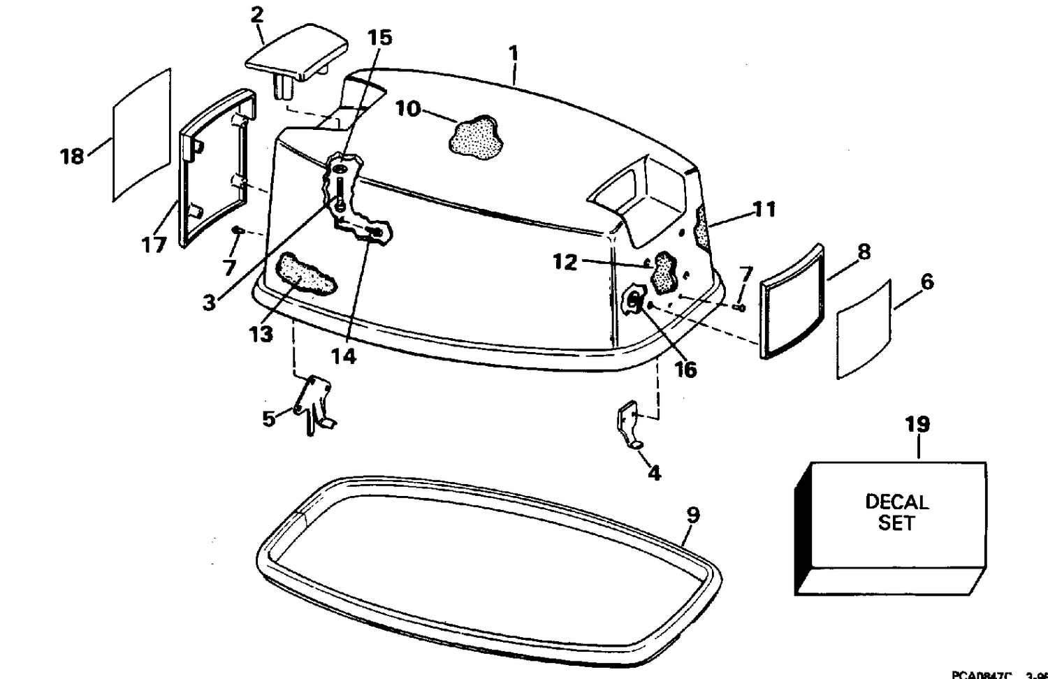 ENGINE COVER - JOHNSON