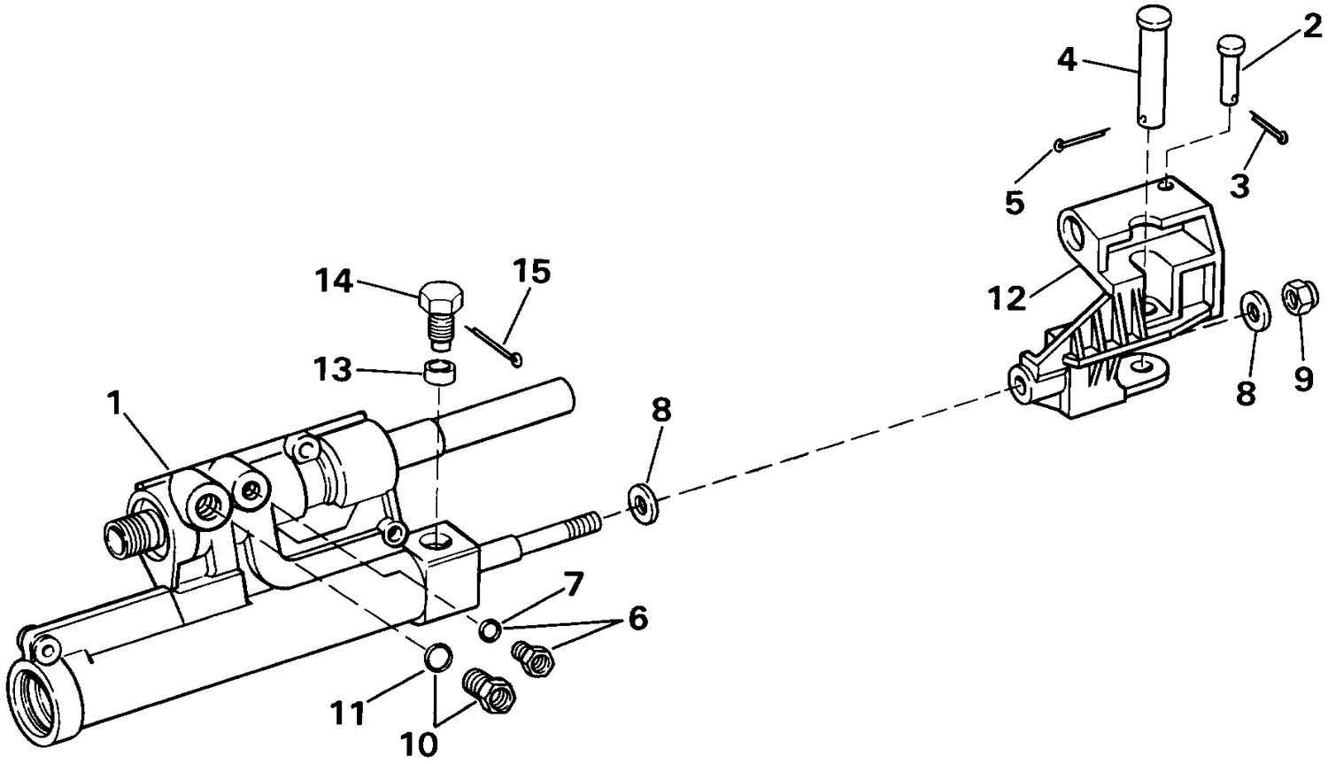 POWER STEERING CYLINDER
