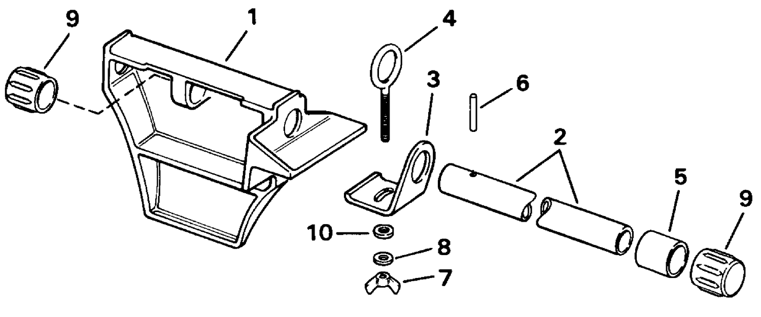 CANOE MOTOR BRACKET KIT