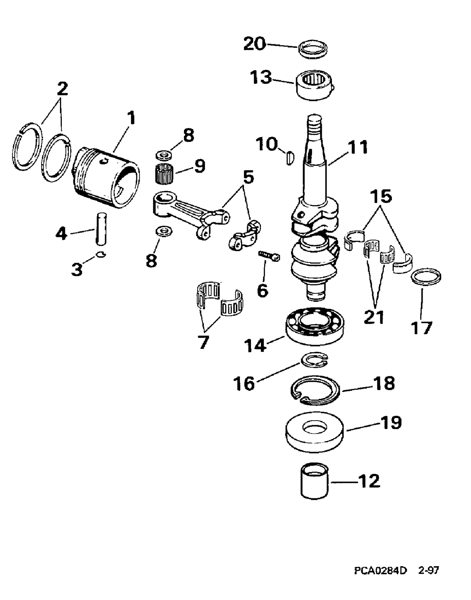 CRANKSHAFT & PISTON