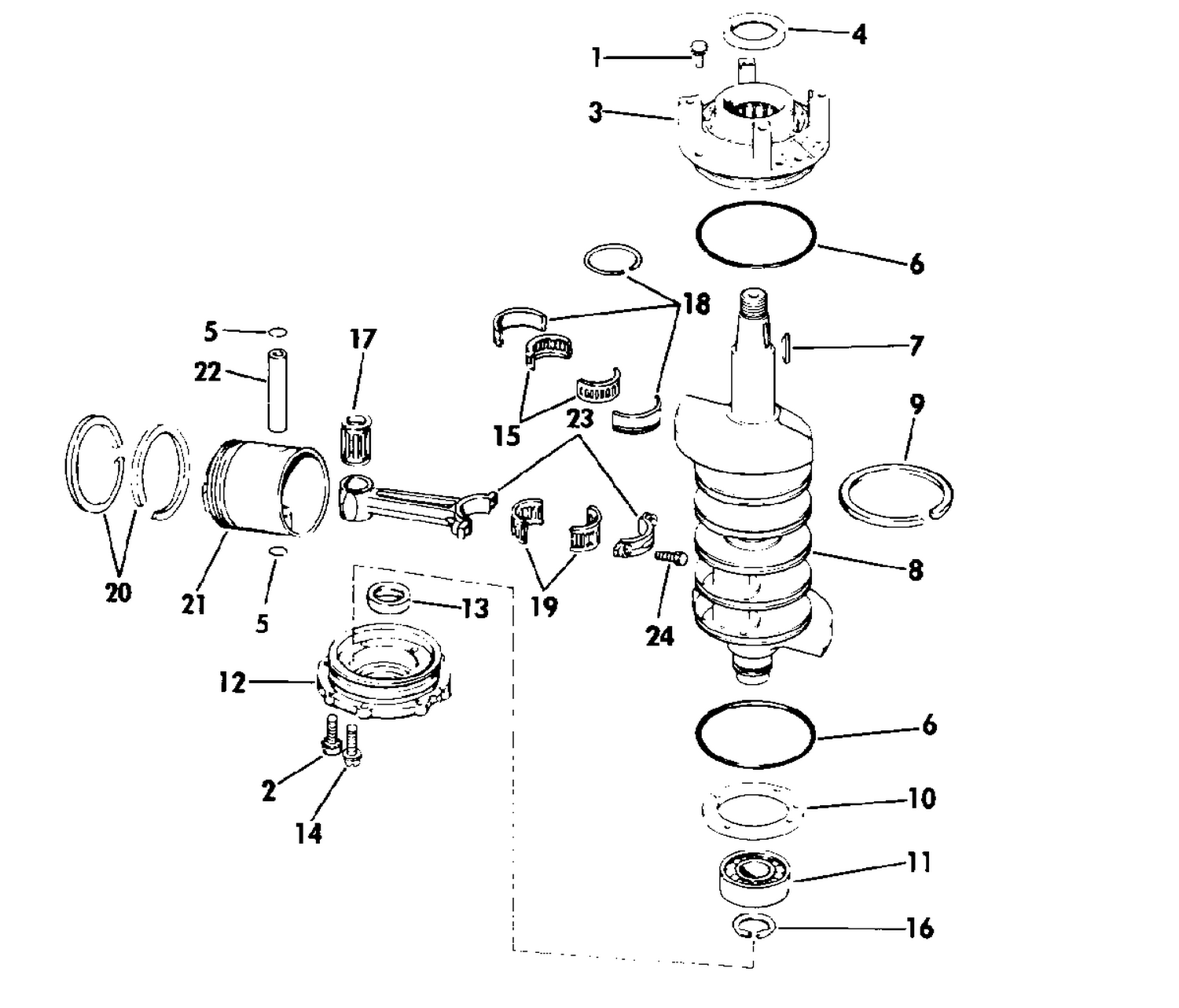 CRANKSHAFT & PISTON