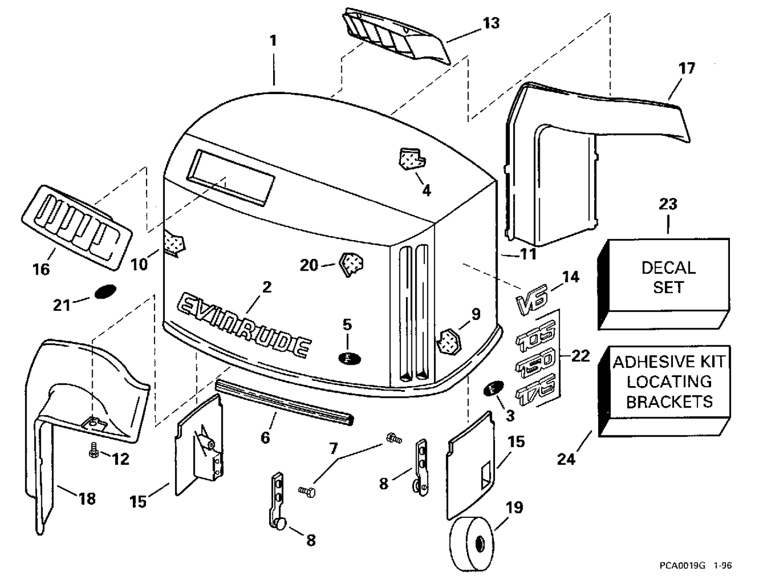 ENGINE COVER - EVINRUDE