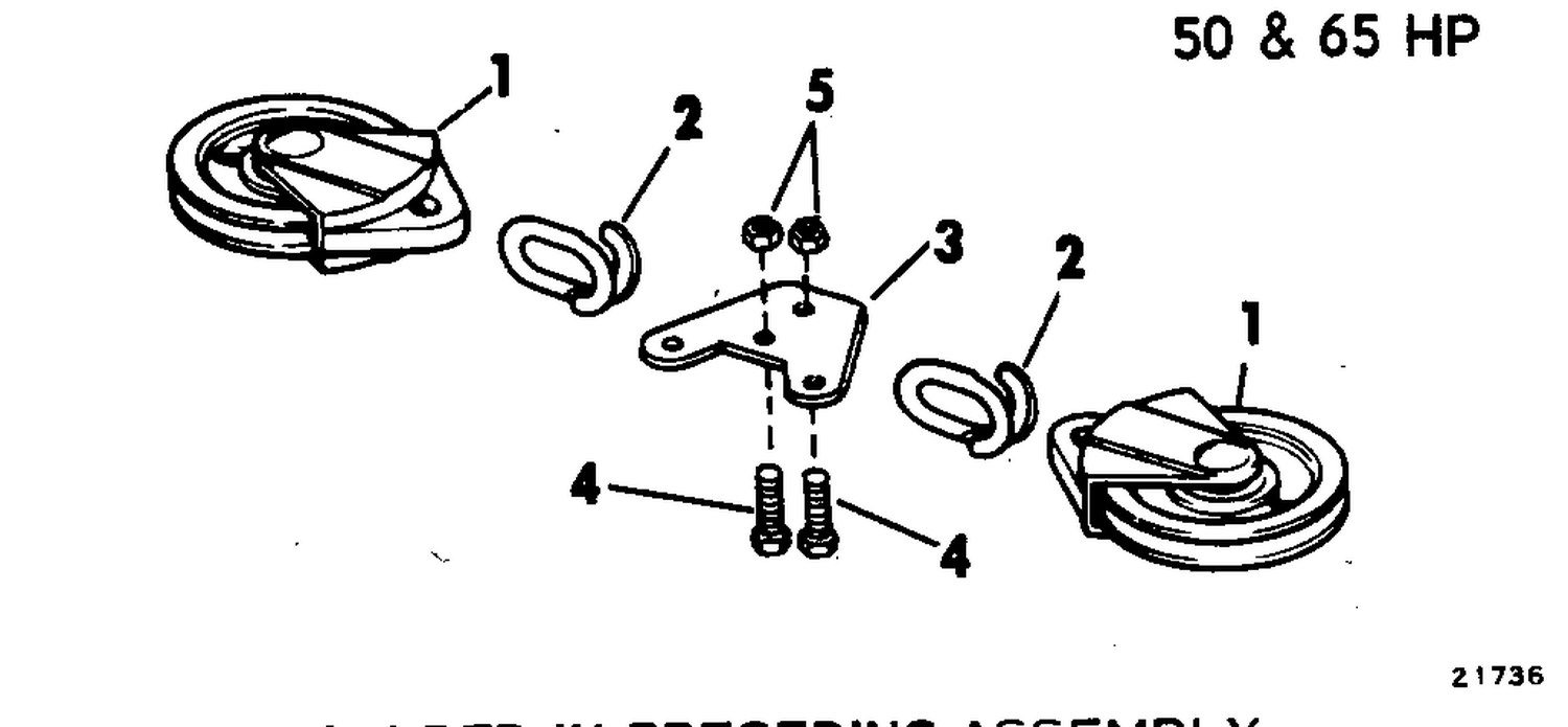 REMOTE CTRL & STEERING CON. KITS 50 & 65 HP