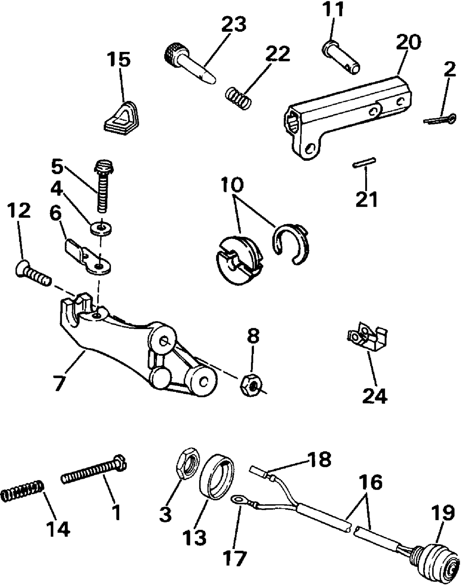 REMOTE CONTROL ADAPTER KIT - 9.9, 15