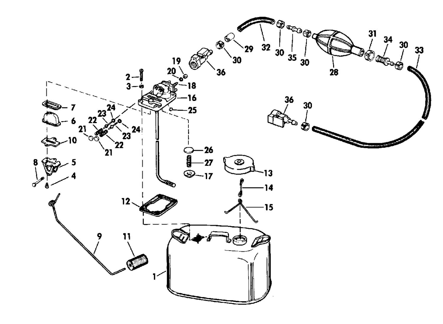 FUEL TANK - 6 GALLON