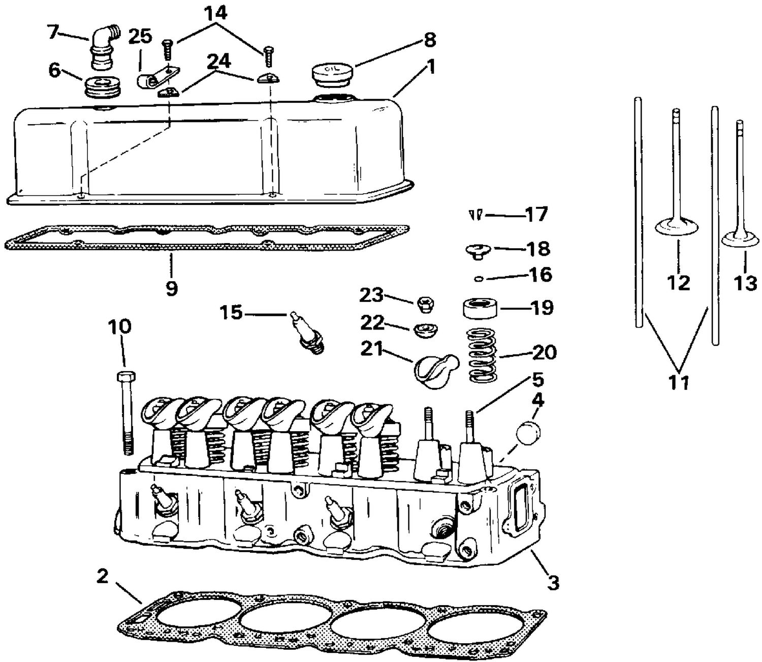 HEAD & ROCKER ARM