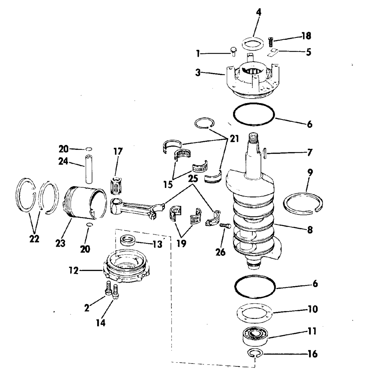 CRANKSHAFT & PISTON