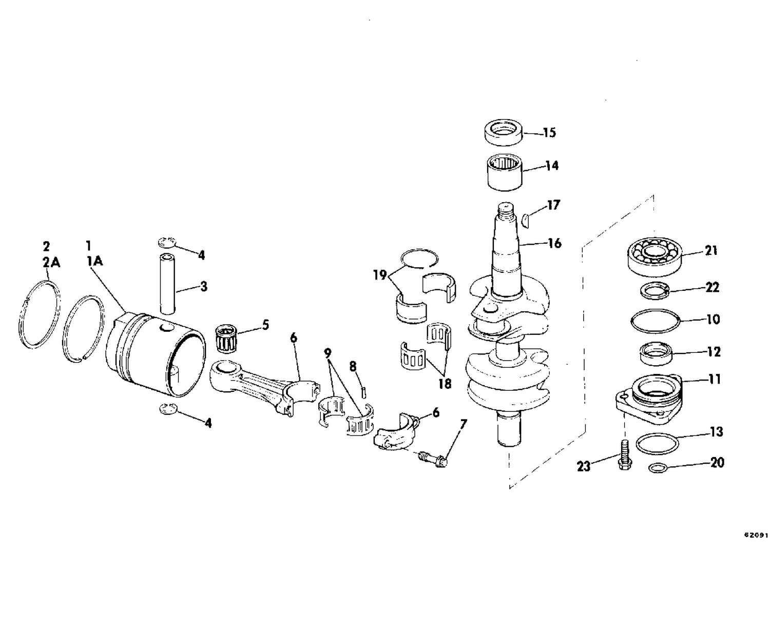 CRANKSHAFT & PISTON