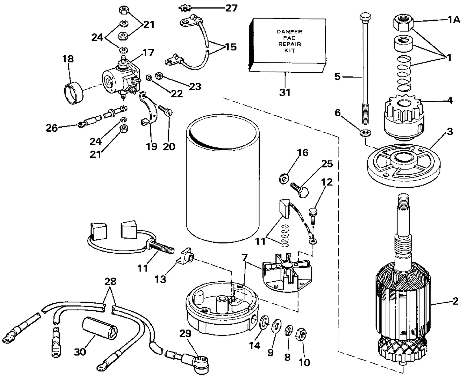 ELECTRIC STARTER AMERICAN BOSCH 17996-29-MO30SM