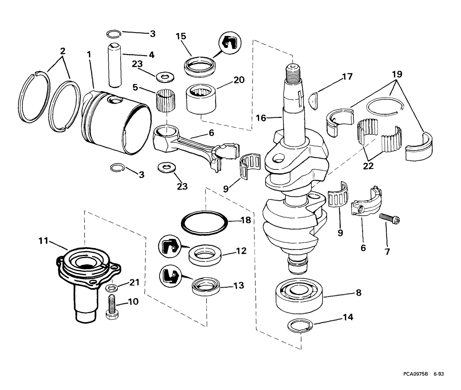 CRANKSHAFT & PISTON