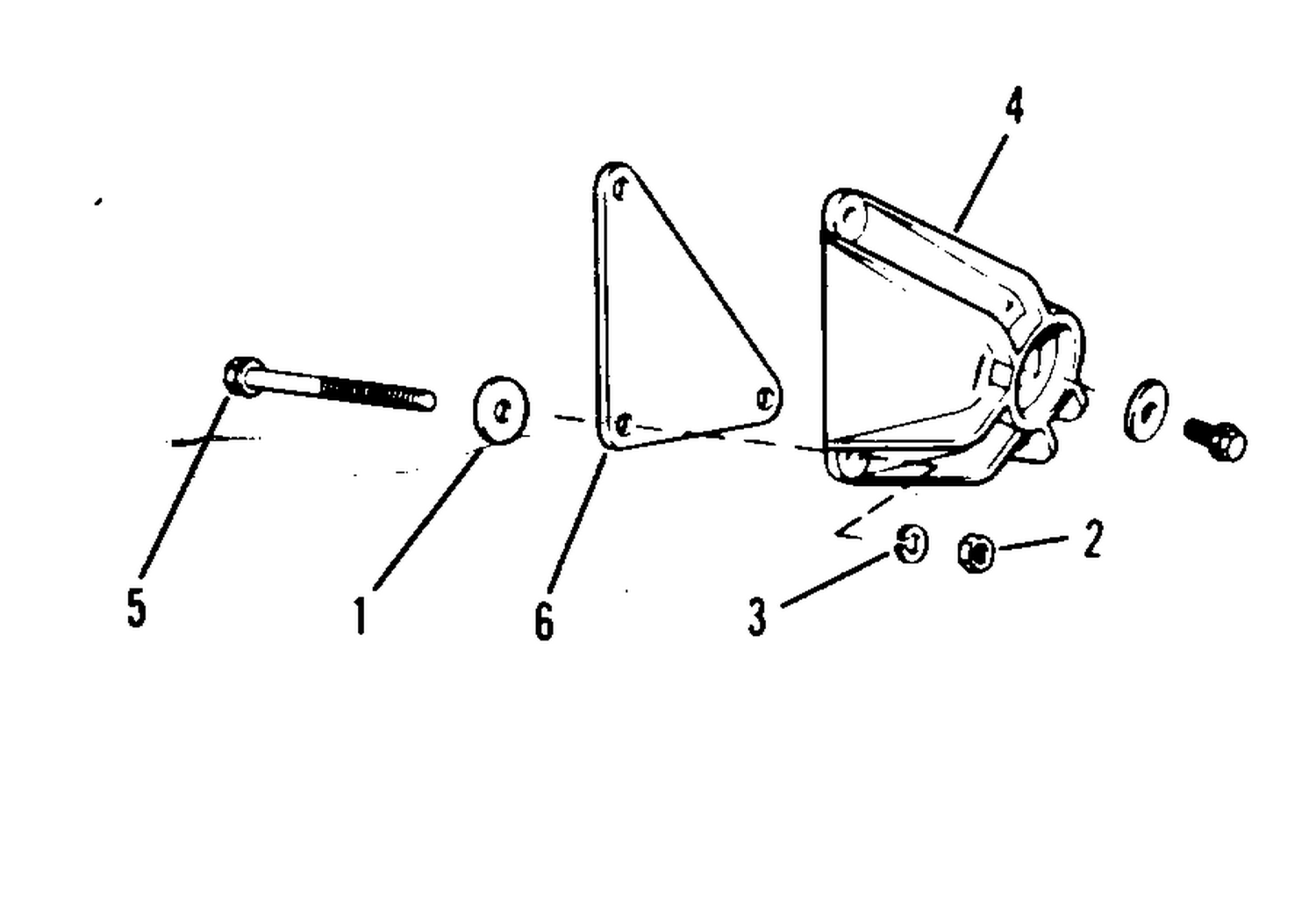 TRANSOM MOUNTING ADAPTOR KIT PART NO.379814 120, 155 HP
