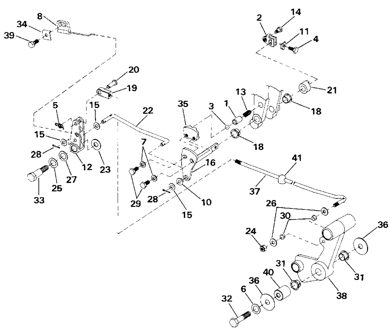 SHIFT & THROTTLE LINKAGE (CONTINUED)