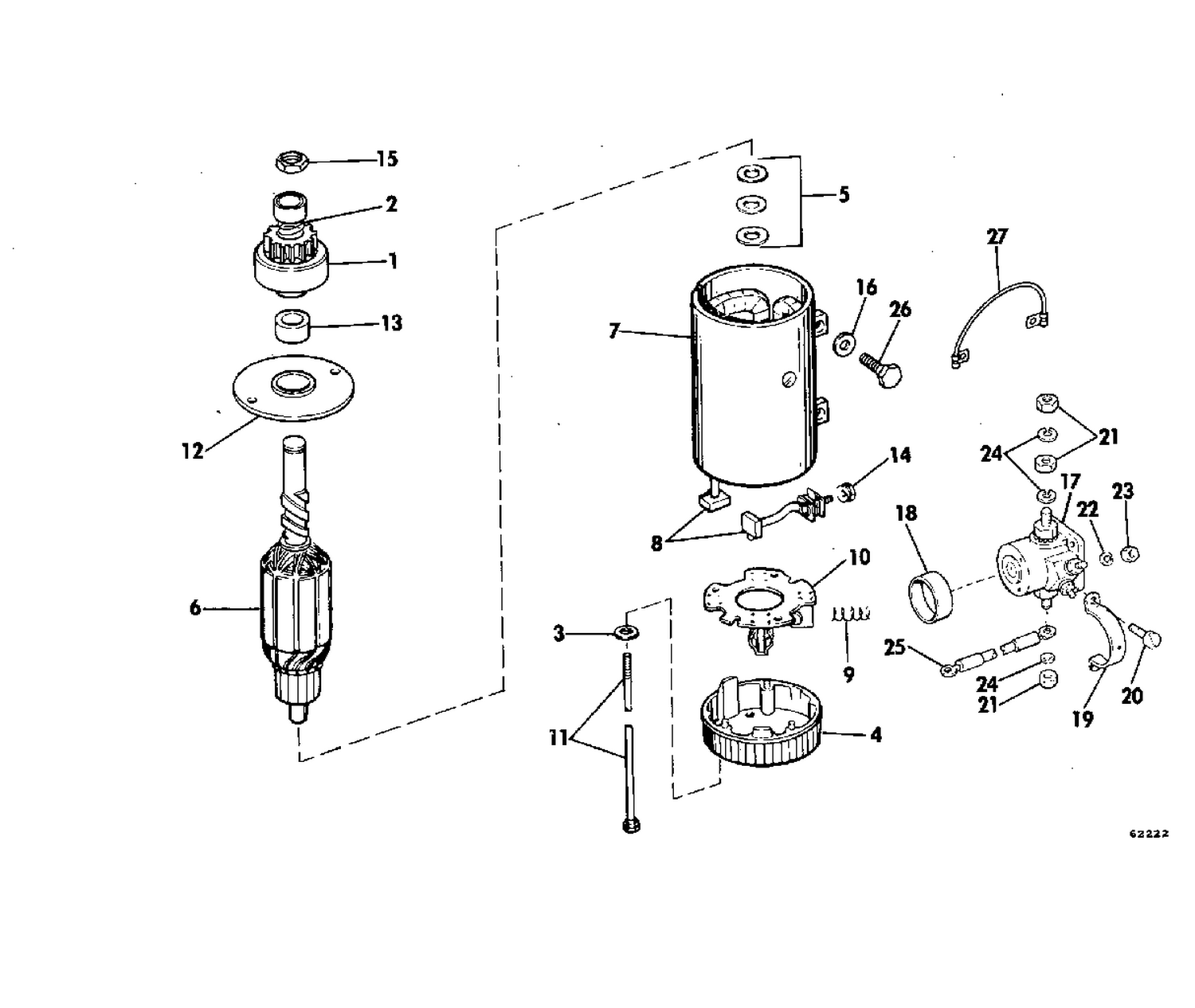 ELECTRIC STARTER & SOLENOID PRESTOLITE MODELS MGD-4113