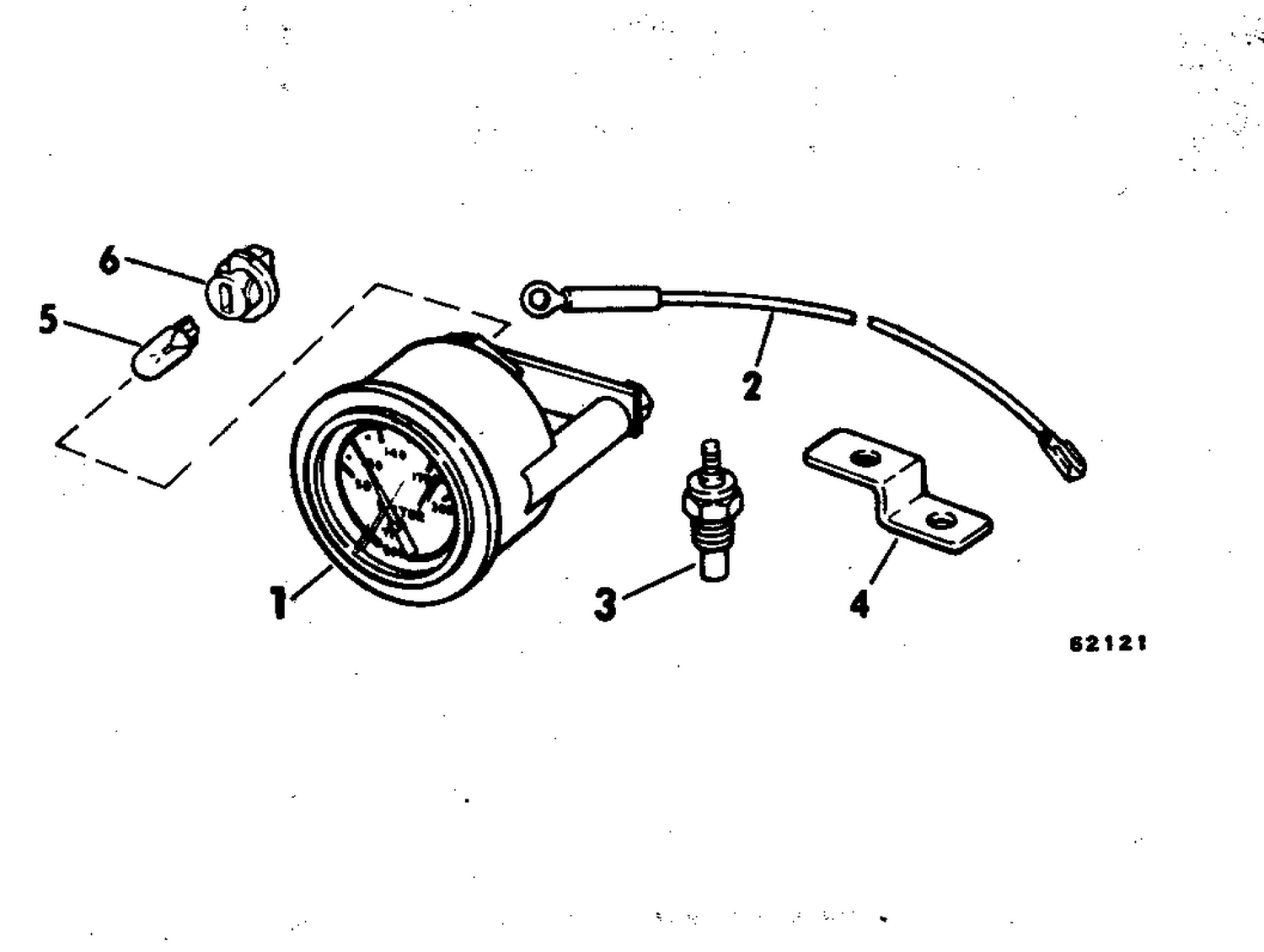 OUTBOARD WATER TEMPERATURE GAUGE KIT