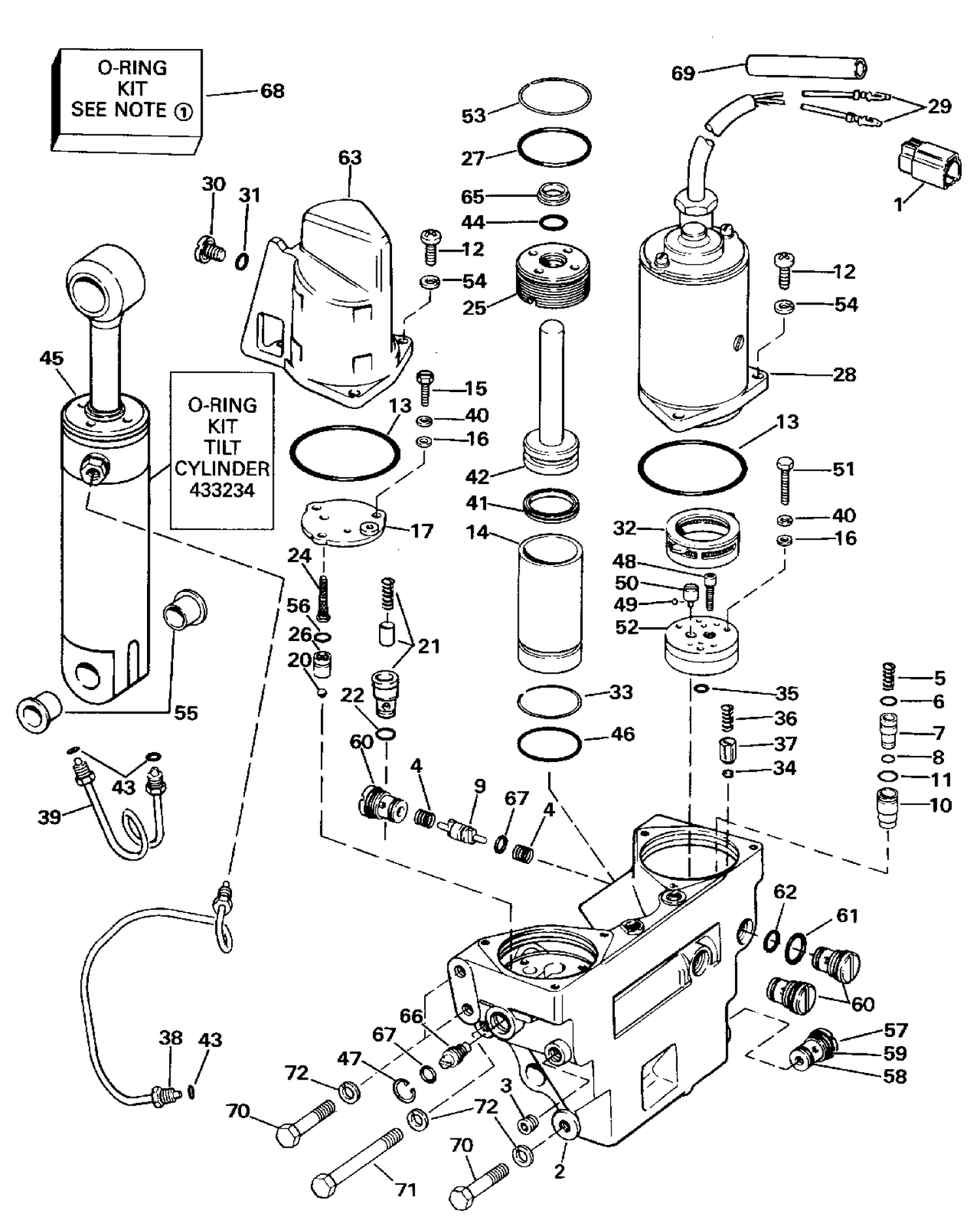 POWER TRIM/TILT HYDRAULIC ASSEMBLY