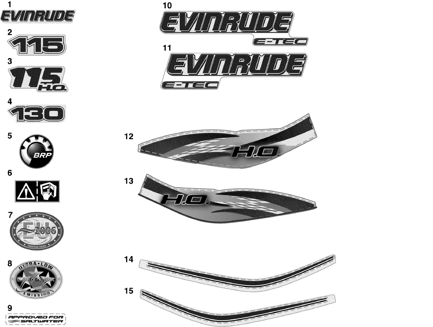 DECALS - White