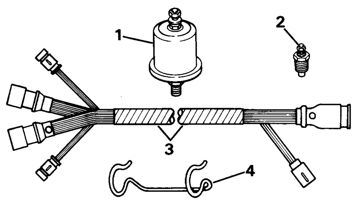 SECOND STATION CONNECTOR - INSTRUMENTS & TRIM CABLE
