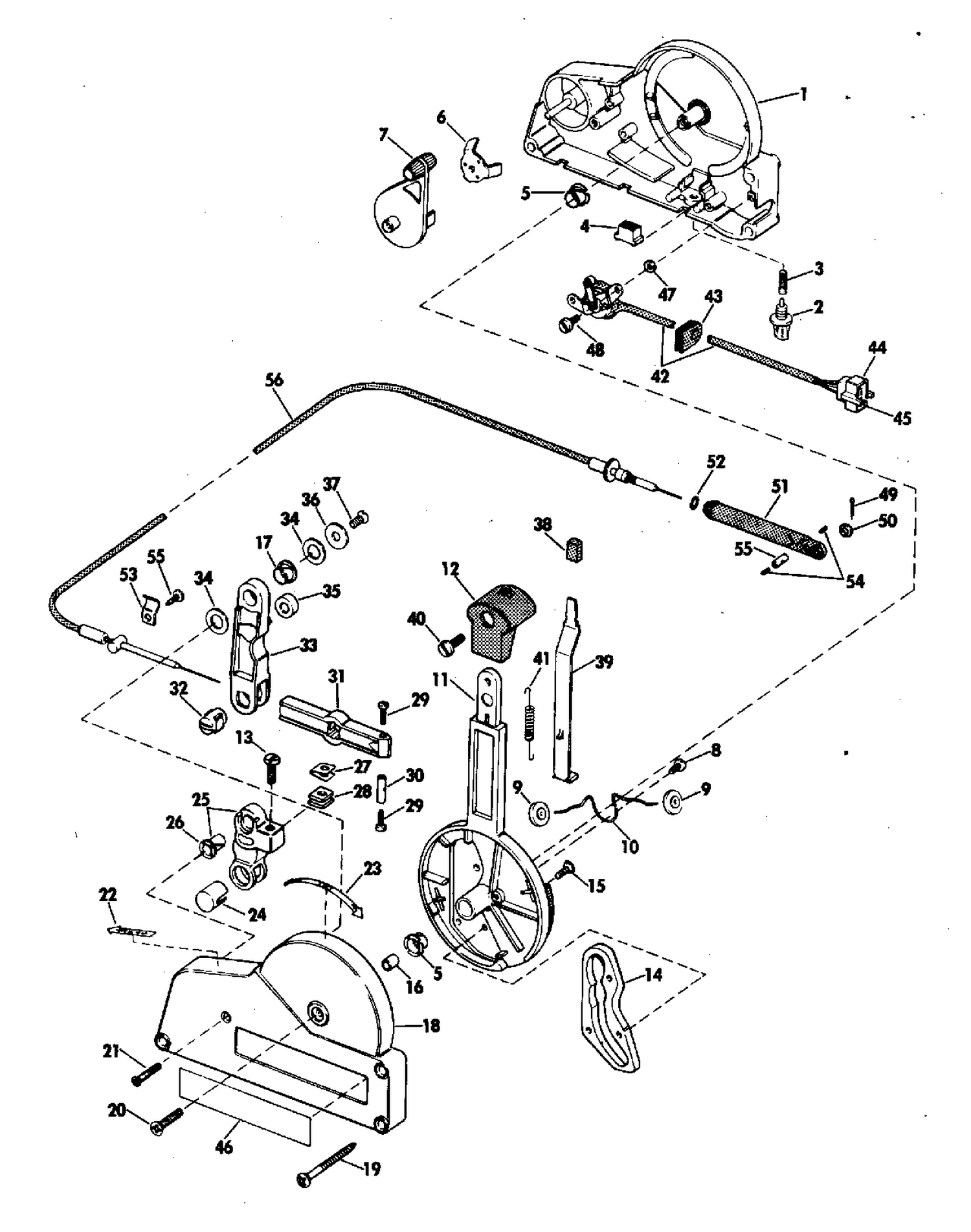 REMOTE CONTROL ASSY-SINGLE LEVER OPTIONAL ITEM - ALL ITEMS