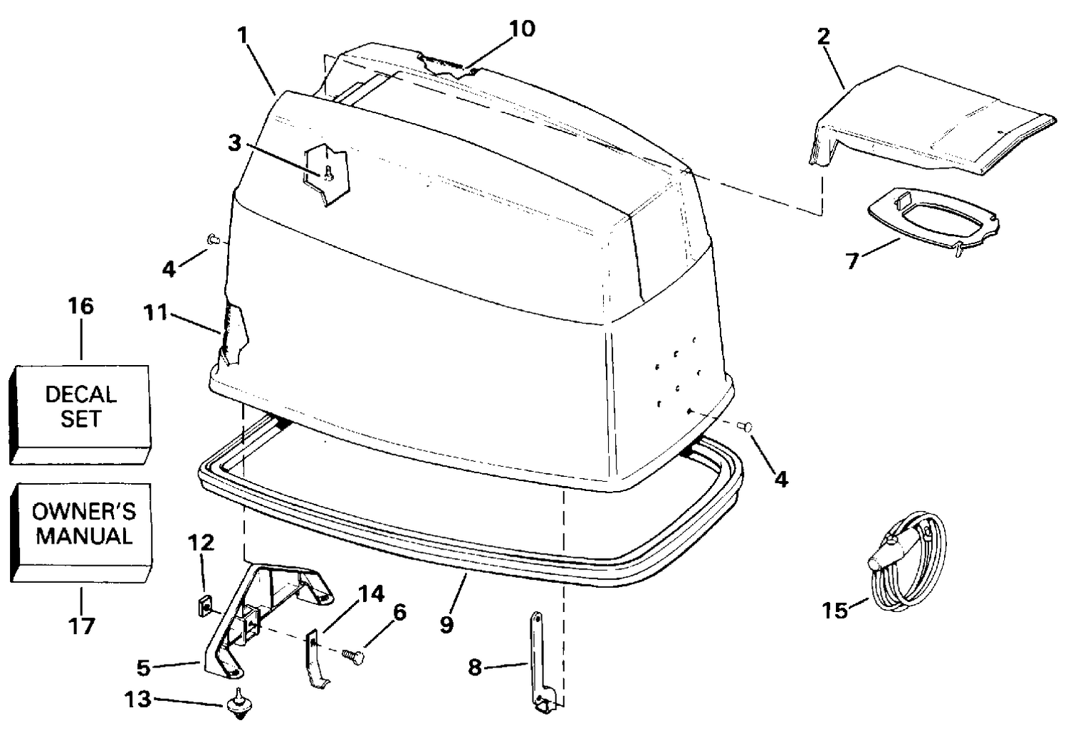 ENGINE COVER - JOHNSON