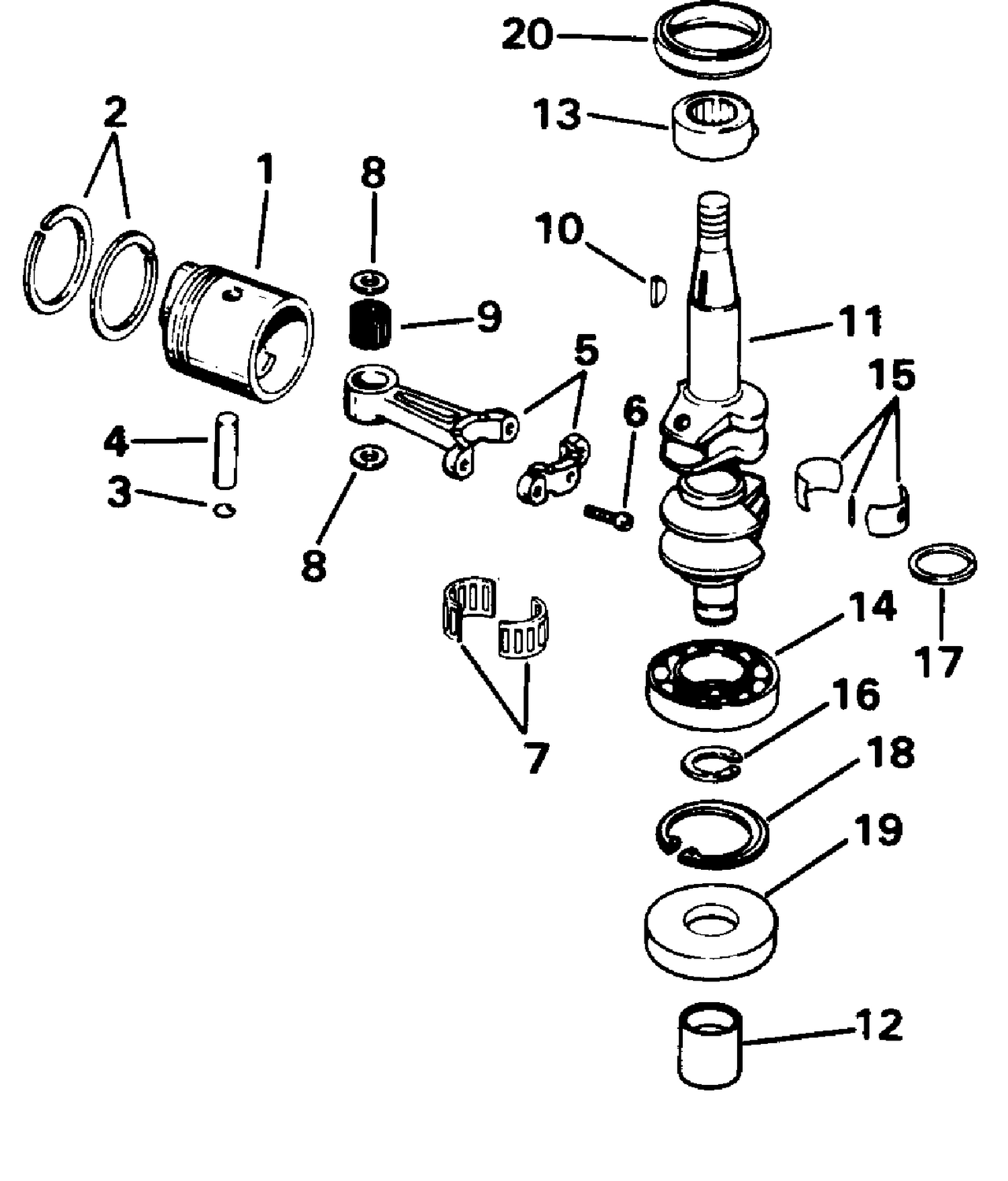 CRANKSHAFT & PISTON