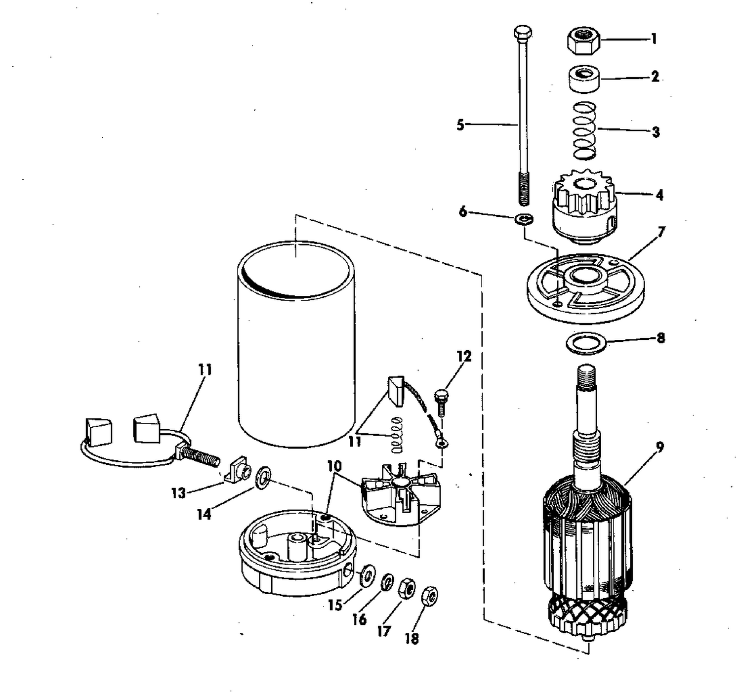 ELECTRIC STARTER AMERICAN BOSCH SMH 12C41