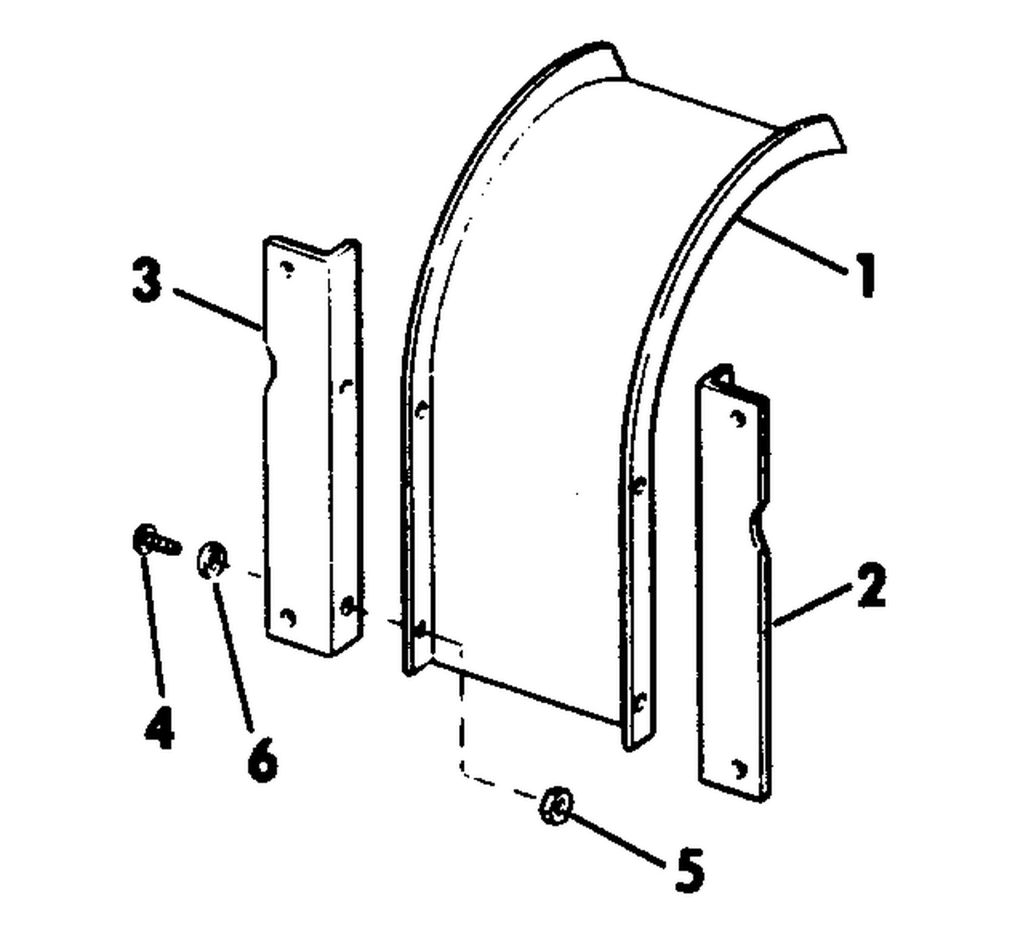 TOTE BRACKET ASSEMBLY