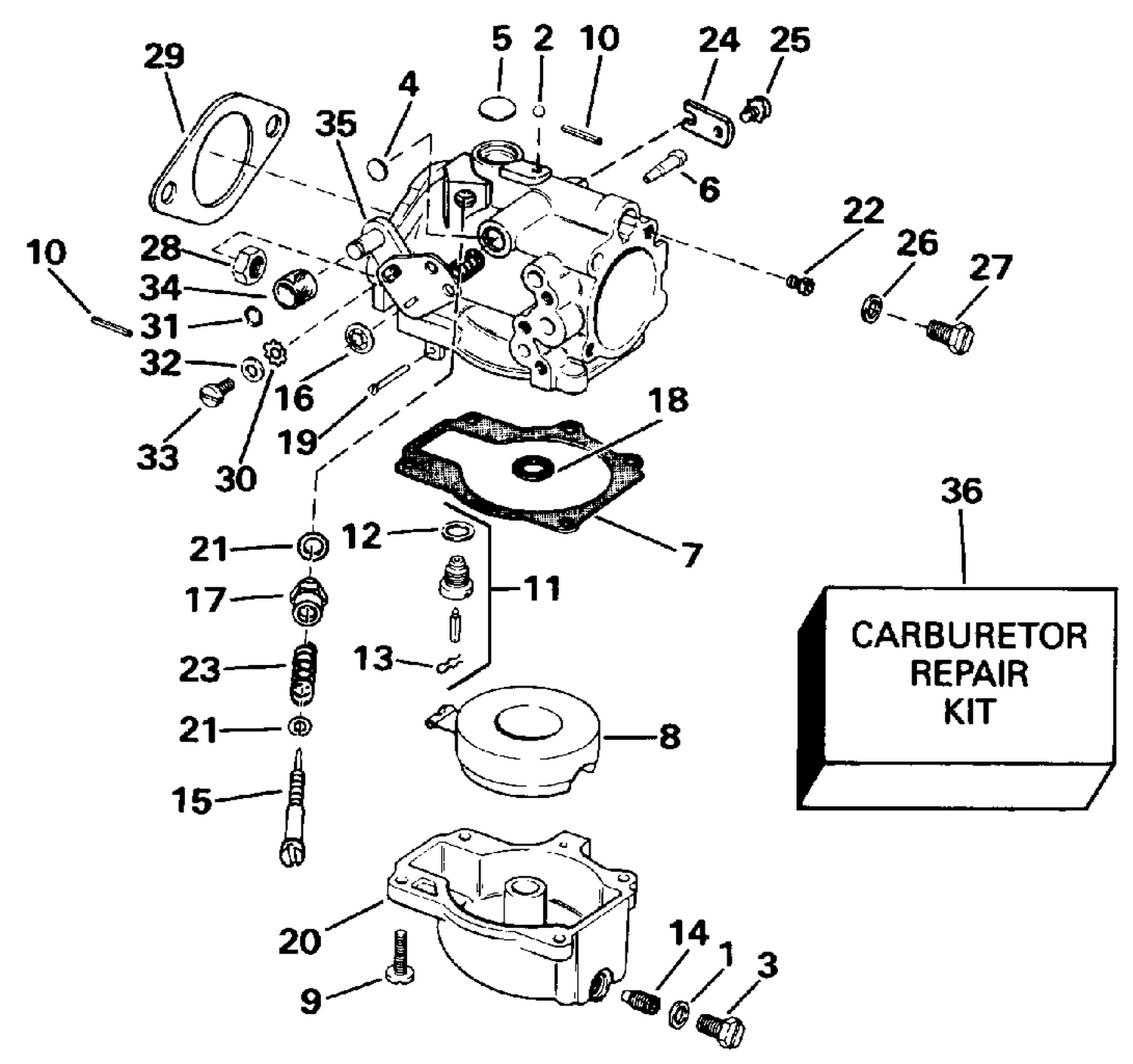 CARBURETOR EARLY PRODUCTION