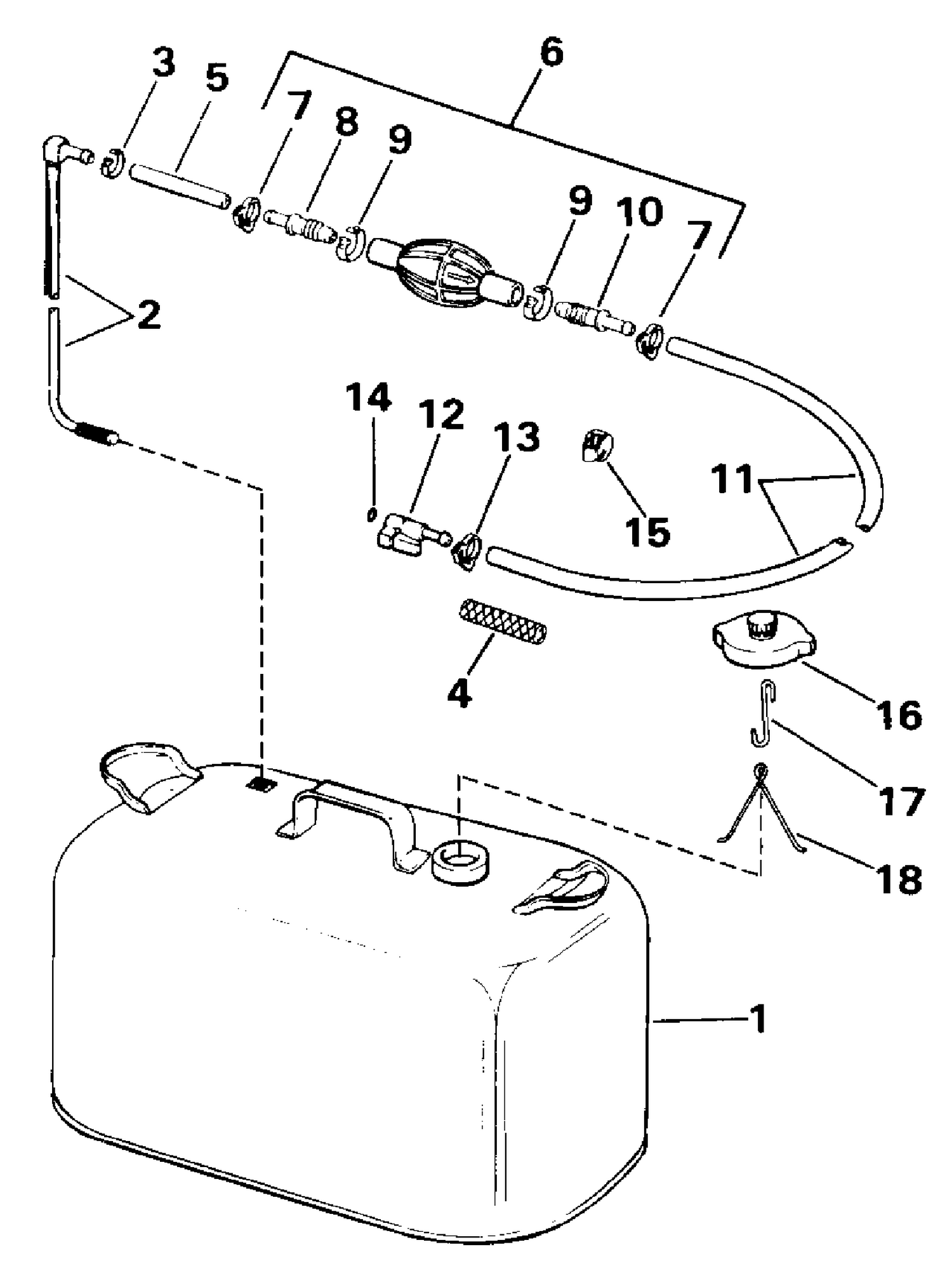 FUEL TANK WITHOUT GAUGE