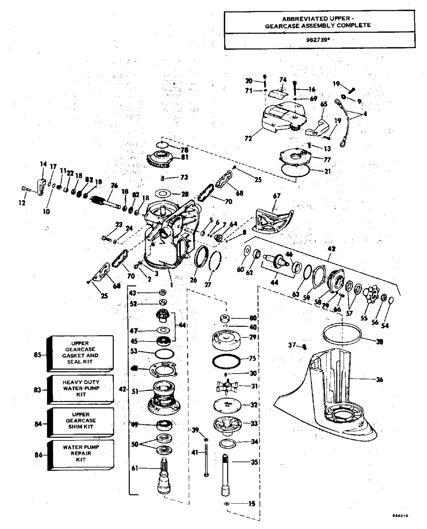 UPPER GEARCASE GROUP