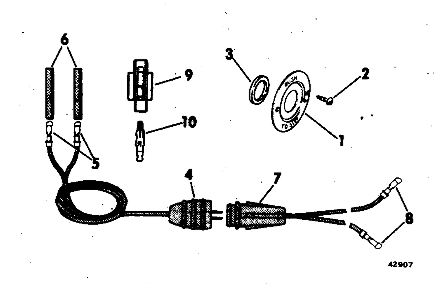 STOP SWITCH EXTENSION KIT MANUAL START MODELS