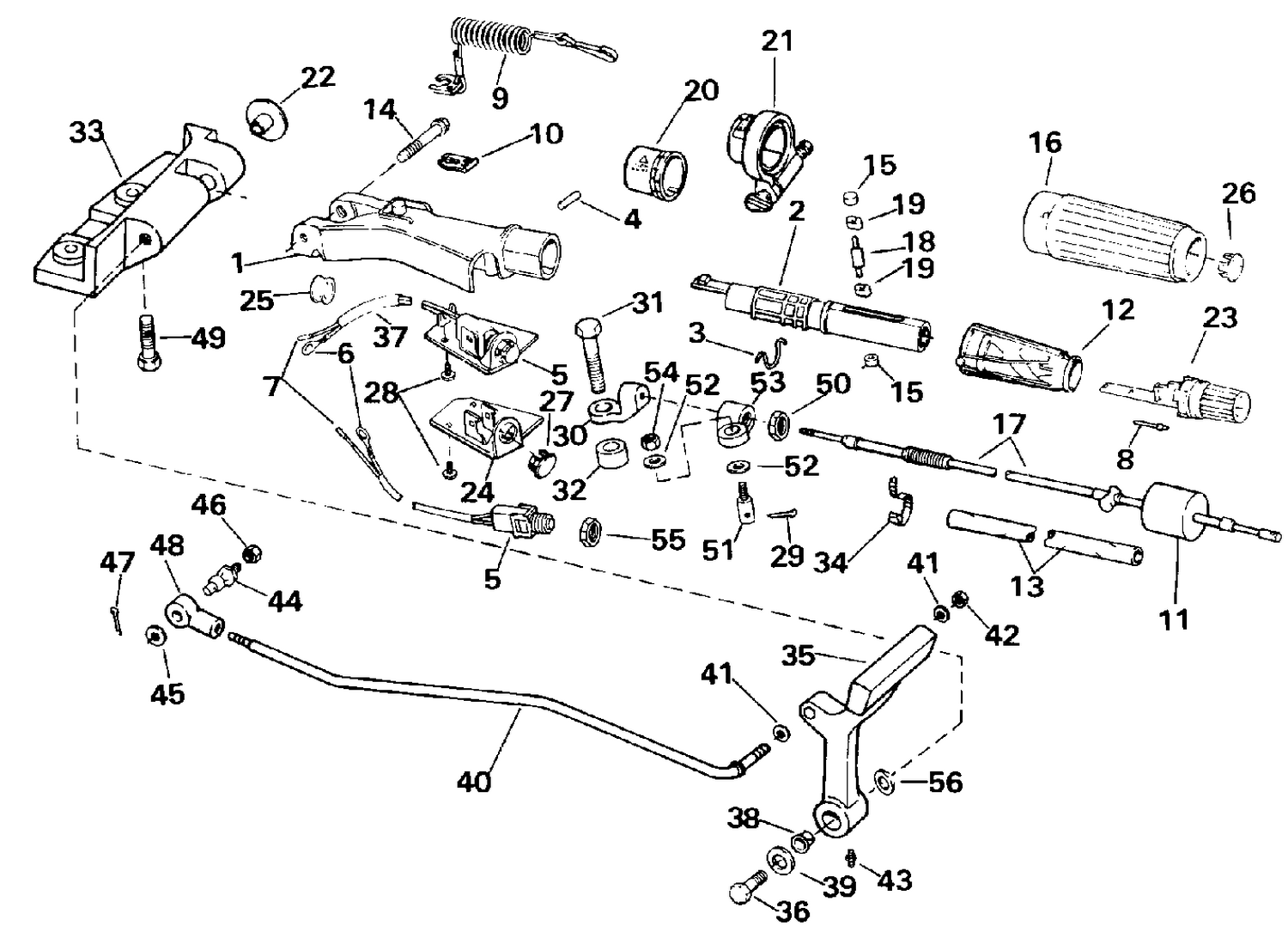 STEERING AND SHIFT HANDLE